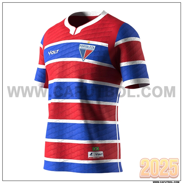Nuevo Camiseta de Fortaleza Primera Rojo/Azul/Blanco 2025 2026