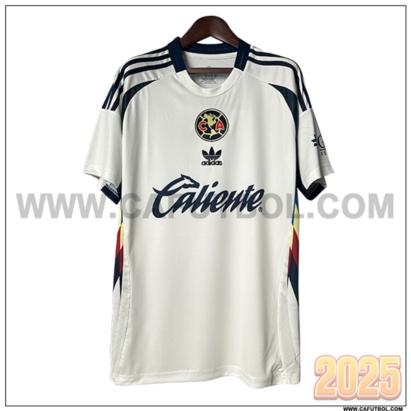 Camiseta Futbol Club America Blanco/Negro Edicion Especial 2025 2026