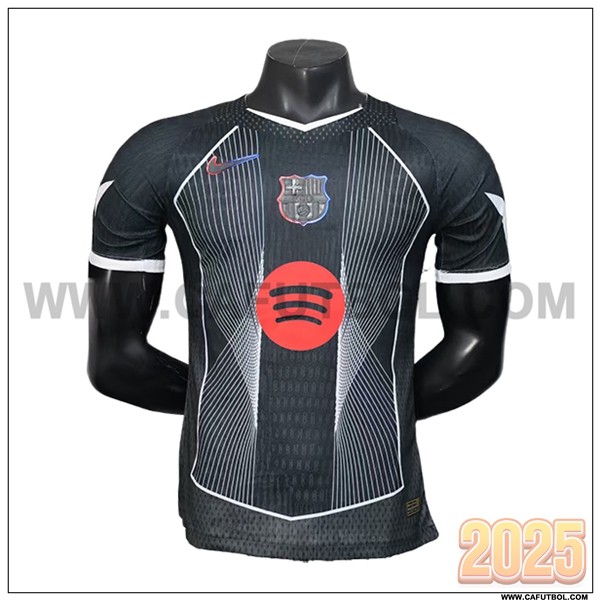 Camiseta Futbol FC Barcelona Negro/Rojo Edicion Especial 2025 2026