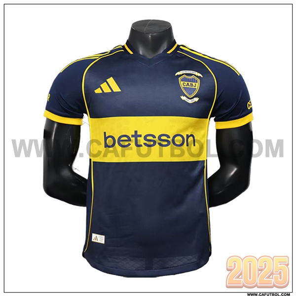 Primera Camiseta Futbol Boca Juniors Azul marino/AMARILLO 2025 2026