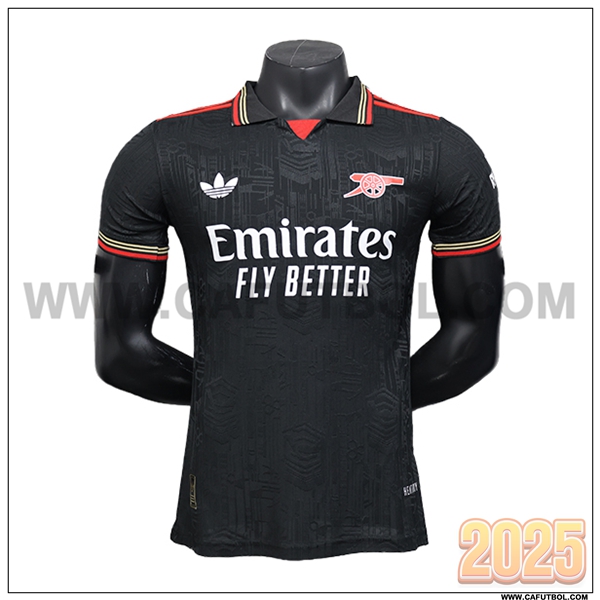 Camiseta Futbol Arsenal Negro Edicion Especial 2025 2026