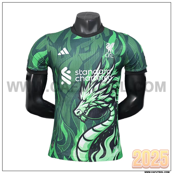 Camiseta Futbol Liverpool Verde Edicion Especial 2025 2026