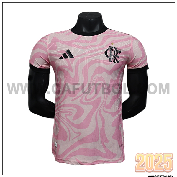 Camiseta Futbol Flamengo Rosa/Blanco Edicion Especial 2025 2026