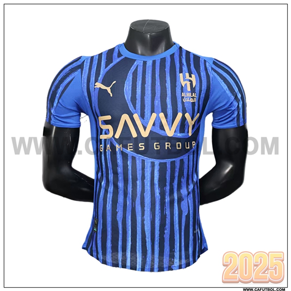 Primera Camiseta Futbol Al-Hilal Azul/Negro World Cup 2025 2026