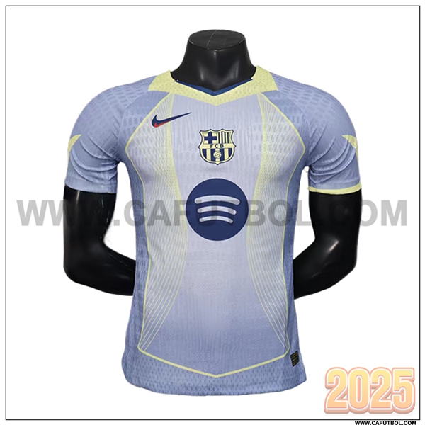 Camiseta Futbol FC Barcelona Azul Claro Edicion Especial 2025 2026