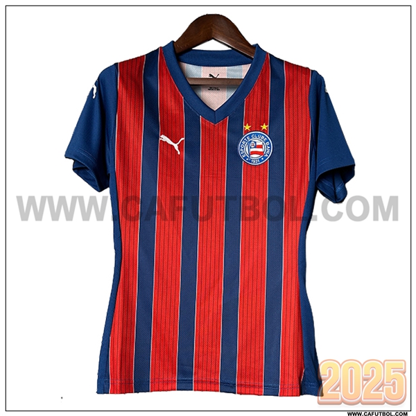 Nuevo Camiseta de EC Bahia Segunda Mujer Rojo/Azul marino 2025 2026