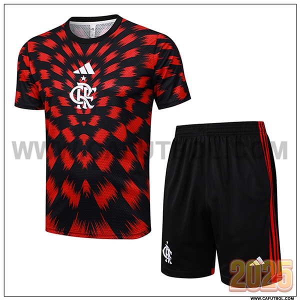 Camiseta Entrenamiento Flamengo Rojo/Negro 2025 2026