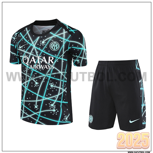 Camiseta Entrenamiento Inter Milan Negro/Azul 2025 2026