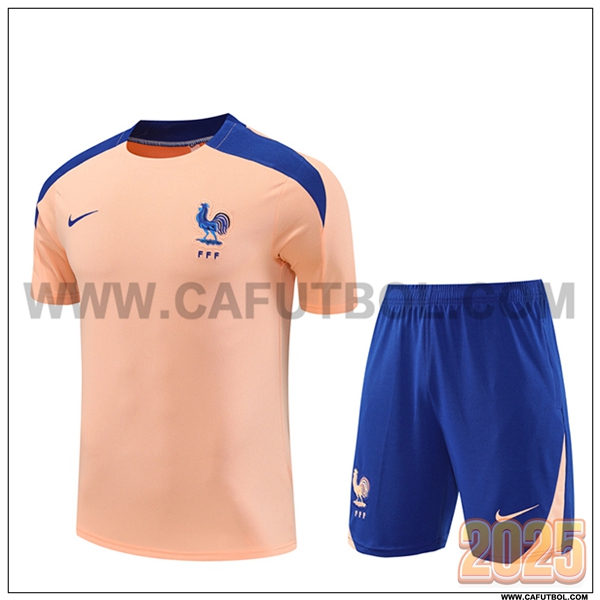 Camiseta Entrenamiento Francia Rosa/Azul 2025 2026