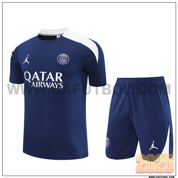 Camiseta Entrenamiento PSG Azul/Blanco 2025 2026