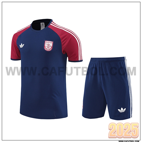 Camiseta Entrenamiento Arsenal Azul/Rojo/Blan 2025 2026