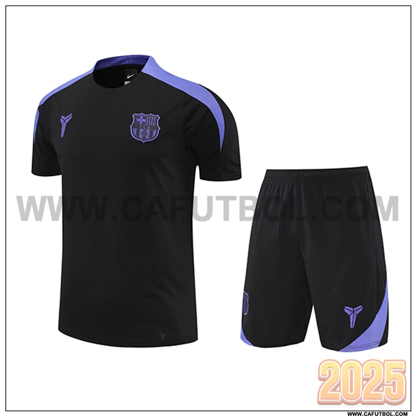 Camiseta Entrenamiento FC Barcelona Negro/Violeta 2025 2026