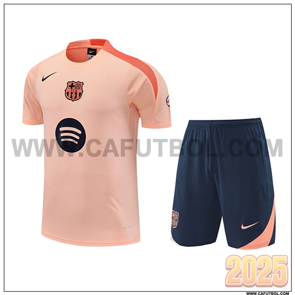 Camiseta Entrenamiento FC Barcelona Naranja 2025 2026