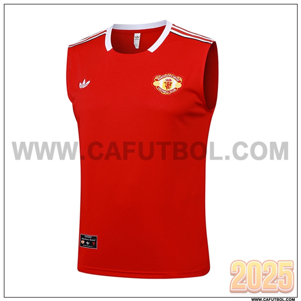 Chalecos De Futbol Manchester United Rojo 2025 2026