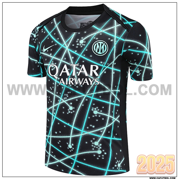 Camiseta Entrenamiento Inter Milan Negro/Azul 2025 2026