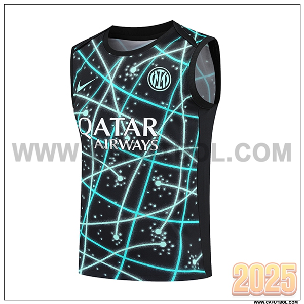 Chalecos De Futbol Inter Milan Negro/Azul 2025 2026