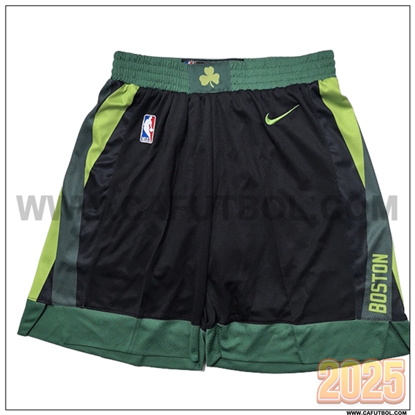 Cortos NBA Boston Celtics 2025/26 Negro/Verde