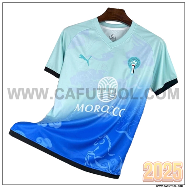 Camiseta Equipo de Marruecos Azul Claro Edicion Especial 2025 2026