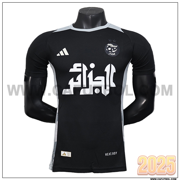 Camiseta Equipo de Argelia Negro Edicion Especial 2025 2026