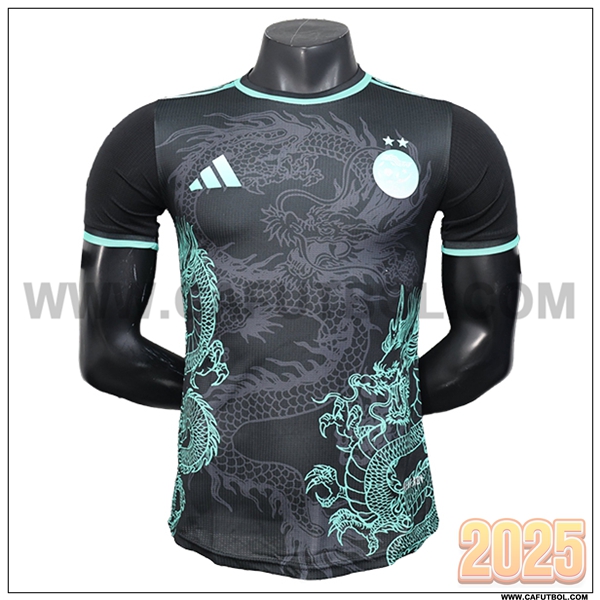 Camiseta Equipo de Argelia Negro/Verde Edicion Especial 2025 2026