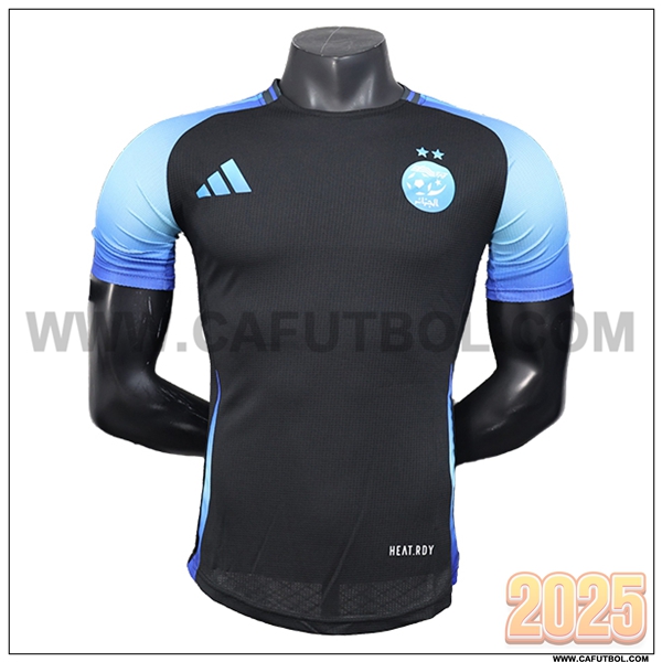 Camiseta Equipo de Argelia Negro/Azul Edicion Especial 2025 2026