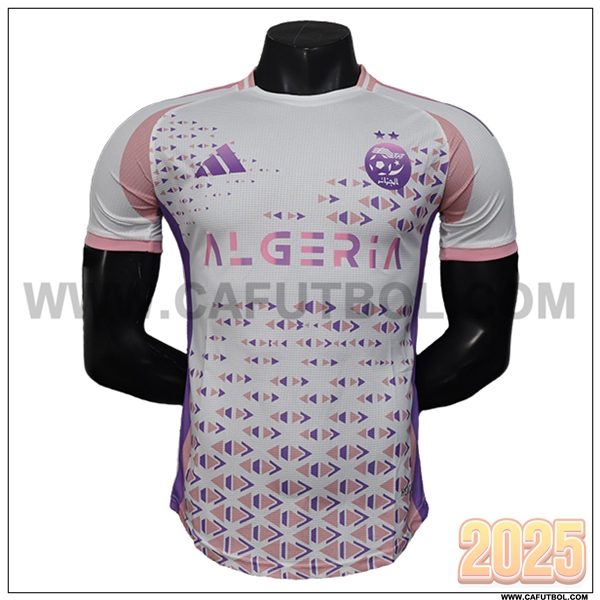 Camiseta Equipo de Argelia Purpura/Blanco Edicion Especial 2025 2026