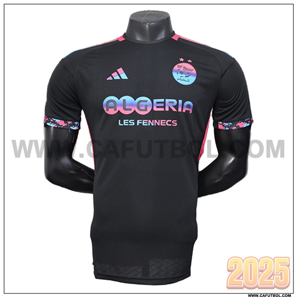 Camiseta Equipo de Argelia Negro Edicion Especial 2025 2026