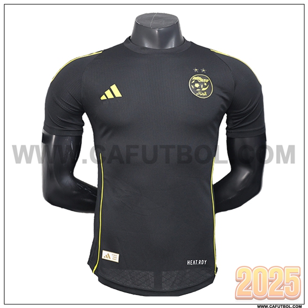 Camiseta Equipo de Argelia Negro Edicion Especial 2025 2026