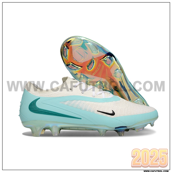 Nike Botas De Fútbol Phantom GX III Elite FG Blanco/Verde