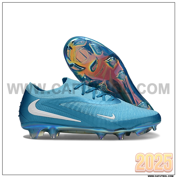 Nike Botas De Fútbol Phantom GX III Elite FG Azul/Blanco