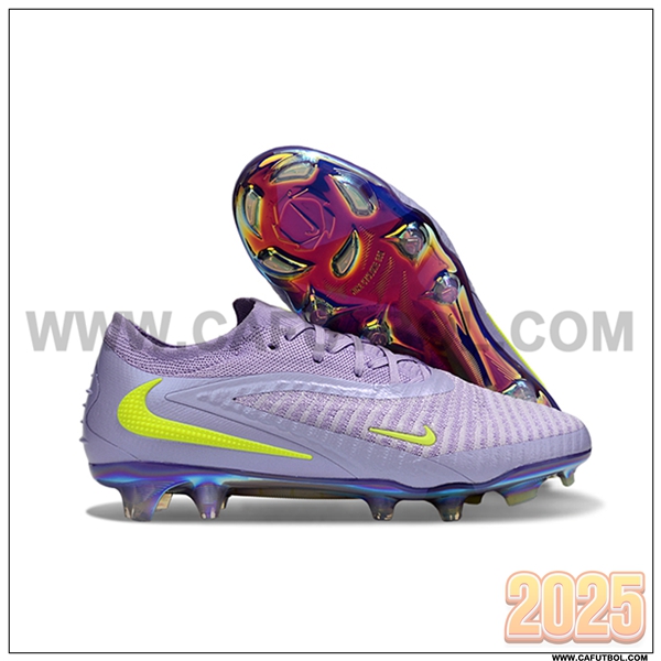 Nike Botas De Fútbol Phantom GX III Elite FG Violeta/Verde