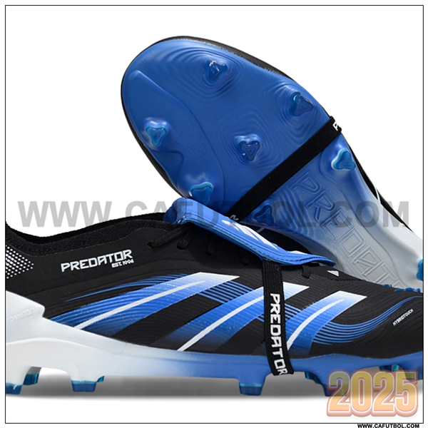 Adidas Botas De Fútbol 25 Predator Elite Tongue FG Negro/Azul