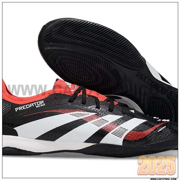 Adidas Botas De Fútbol PREDATOR 25 ELITE IC BOOTS Negro/Blanco/Naranja