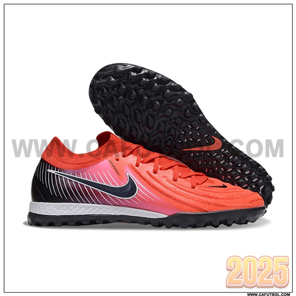 Nike Botas De Fútbol Phantom GX II EliteTF Naranja/Negro