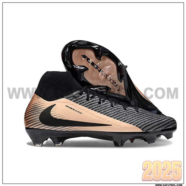 Nike Botas De Fútbol Air Zoom Mercurial Superfly IIX Elite FG Negro/Gris/Marrón