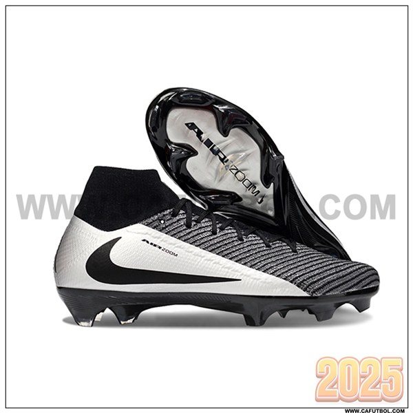Nike Botas De Fútbol Air Zoom Mercurial Superfly IIX Elite FG Negro/Gris
