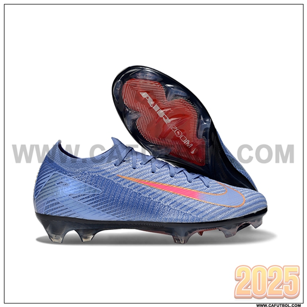 Nike Botas De Fútbol AIR Zoom Mercurial Vapor 16 Elite XXV FG Azul/Naranja -02