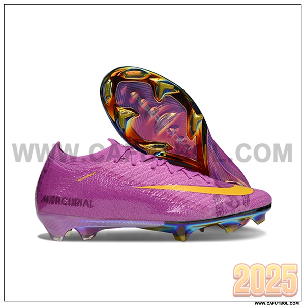 Nike Botas De Fútbol AIR Zoom Mercurial Vapor 16 Elite XXV FG Violeta/Naranja