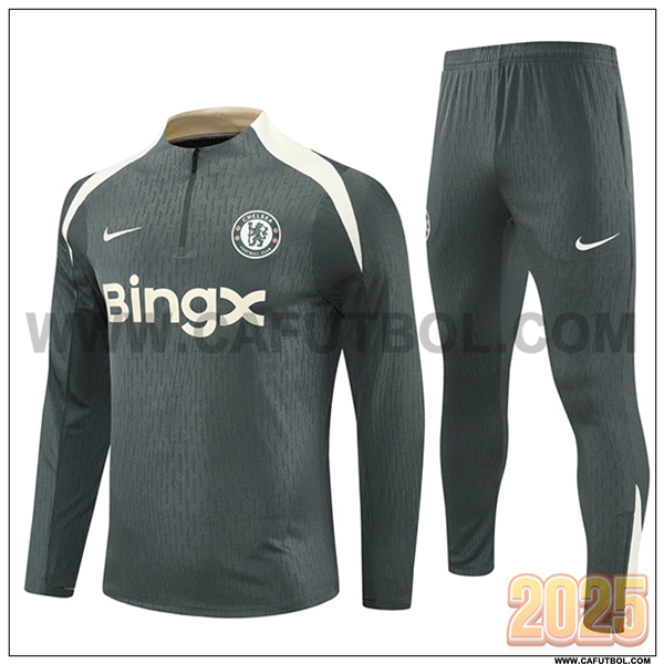 Chandal de Futbol FC Chelsea Verde/Beige 2025 2026