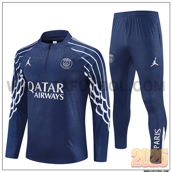 Chandal de Futbol PSG azul real 2025 2026