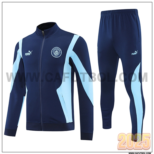 Chandal Chaquetas Futbol Manchester City Azul 2025 2026