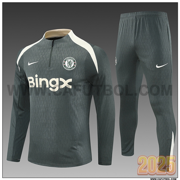 Chandal de Futbol FC Chelsea Ninos Verde/Beige 2025 2026