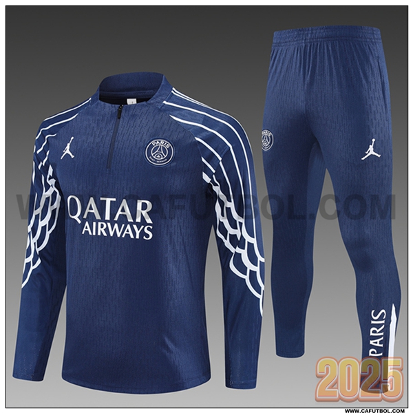 Chandal de Futbol PSG Ninos azul real 2025 2026