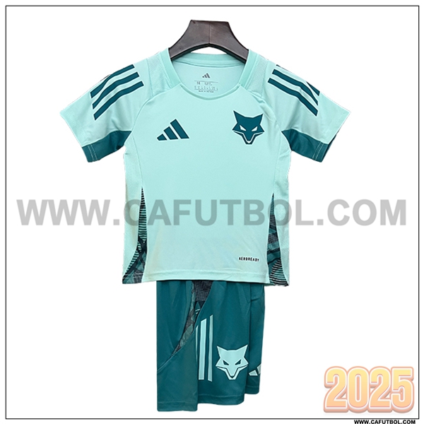 Camiseta Entrenamiento Cruzeiro Ninos Verde 2025 2026
