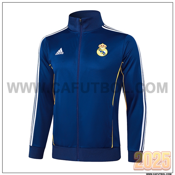 Chaquetas Futbol Real Madrid azul real 2025 2026