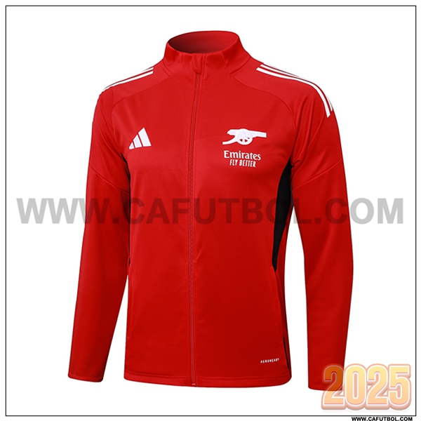 Chaquetas Futbol Arsenal Rojo 2025 2026