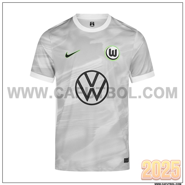 Nuevo Camiseta de VfL Wolfsburg Segunda Gris 2025 2026