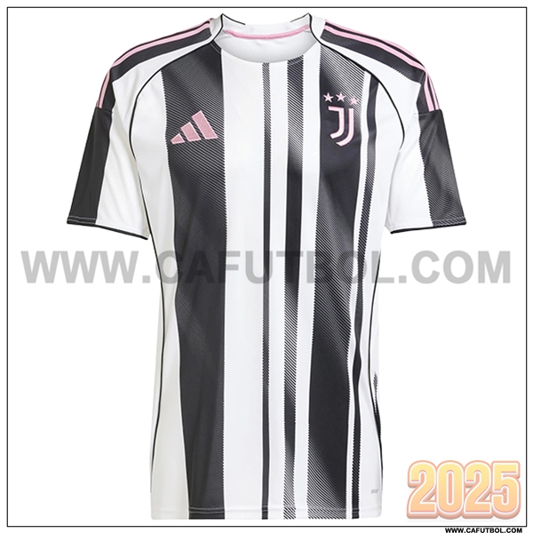 Nuevo Camiseta de Juventus Primera Negro/Blanco 2025 2026