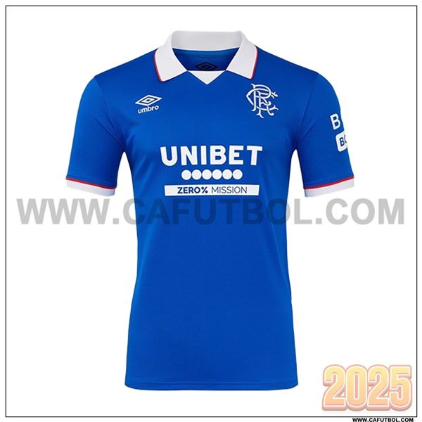 Nuevo Camiseta de Rangers FC Primera Azul/Blanco 2025 2026
