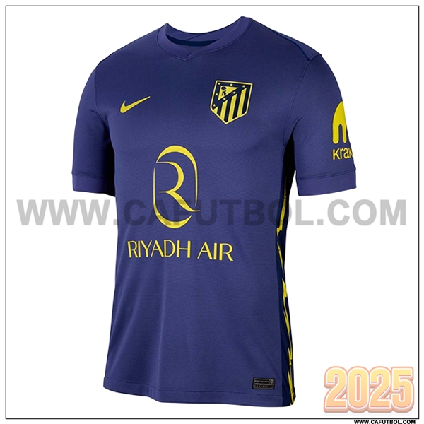 Nuevo Camiseta de Atletico Madrid Segunda Azul Marina 2025 2026